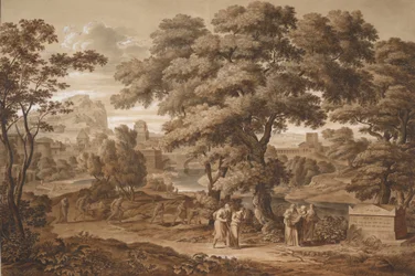 Oedipus and Antigone Leave Thebes, 1797